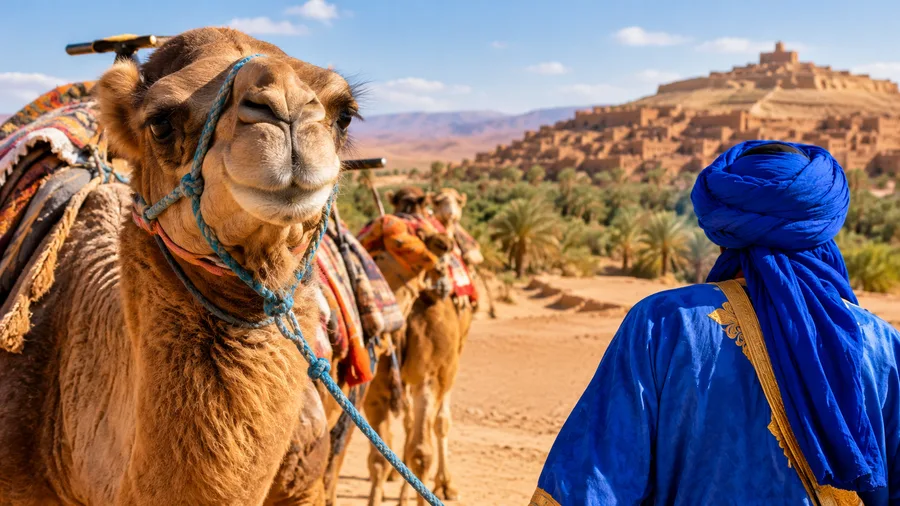 Marrakesch bis Fes Wüstentour-Reiseroute