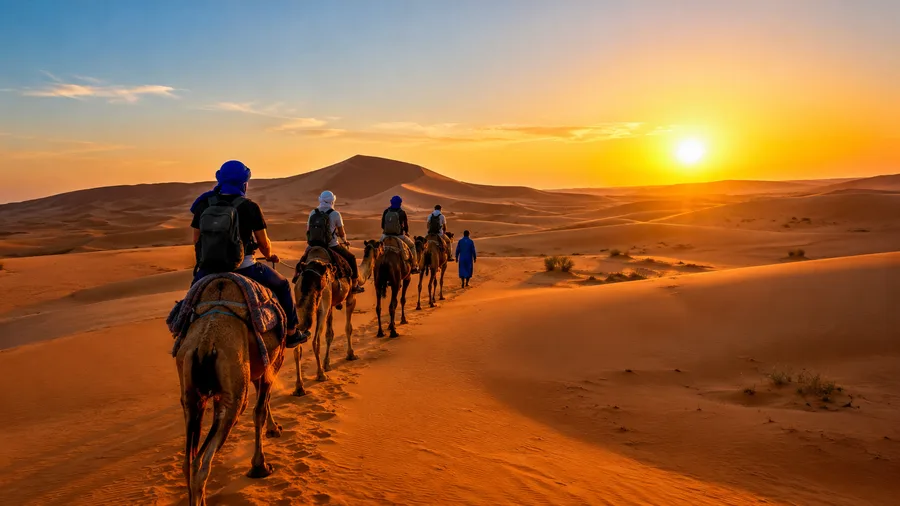 Marrakesch bis Fes Wüstentour-Reiseroute