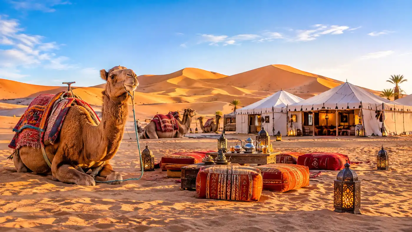 Camping, safaris y excursiones en el desierto del Sahara